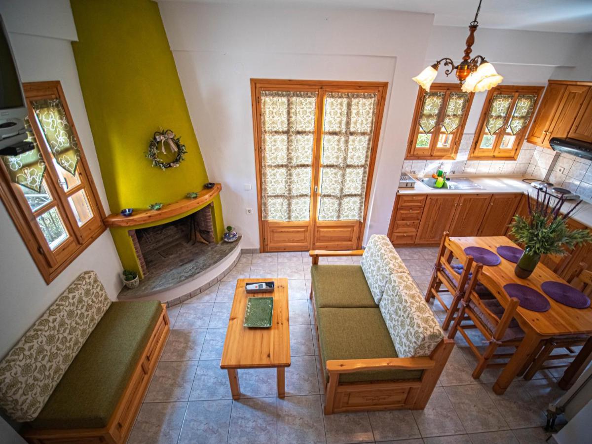 Olive House In Damouchari With A Sea View - Delicious Houses Bagian luar foto