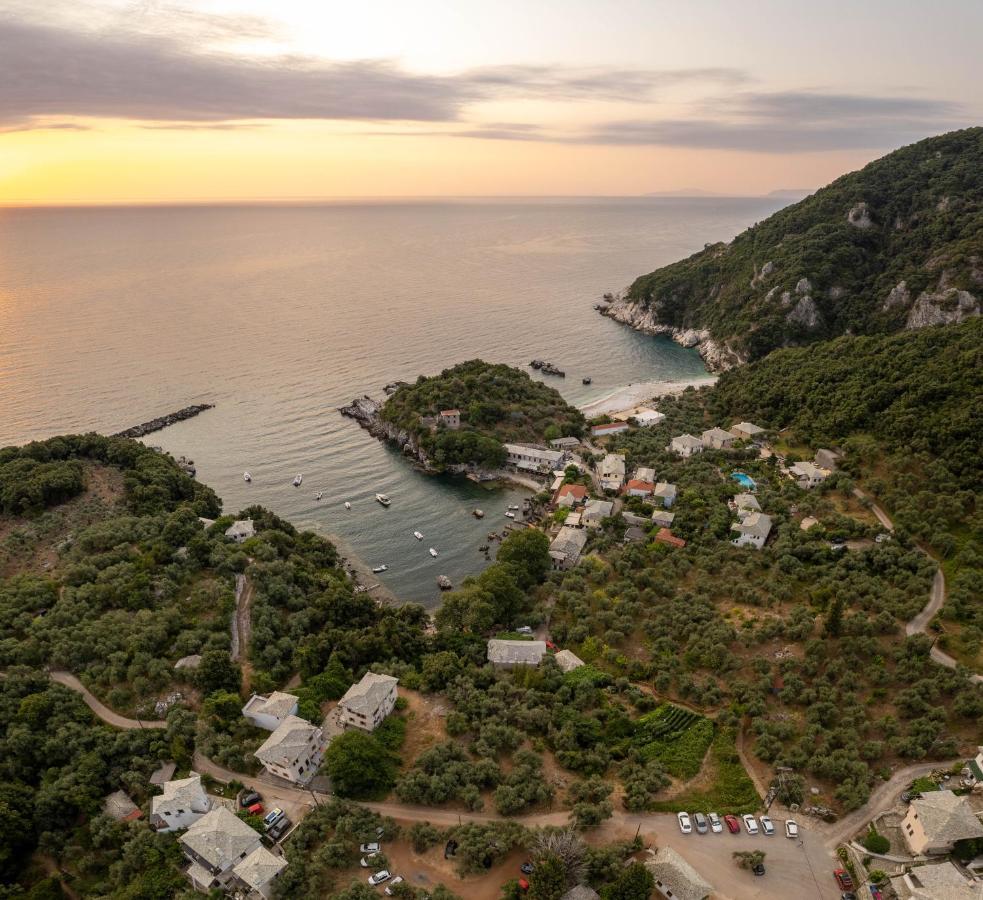 Olive House In Damouchari With A Sea View - Delicious Houses Bagian luar foto