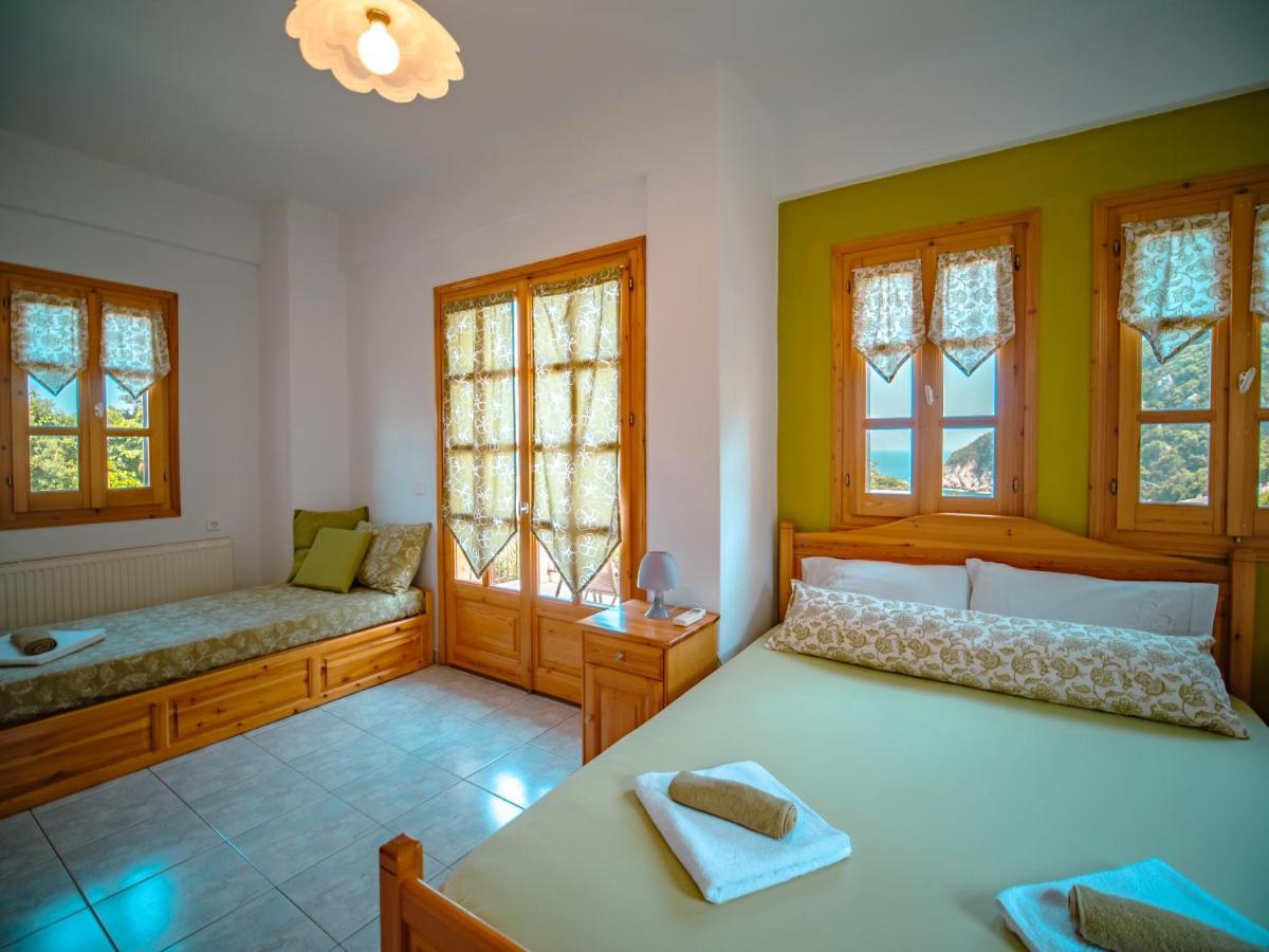 Olive House In Damouchari With A Sea View - Delicious Houses Bagian luar foto